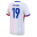 Maillot de foot France Youssouf Fofana #19 Extérieur vêtements Europe 2024 Manches Courtes